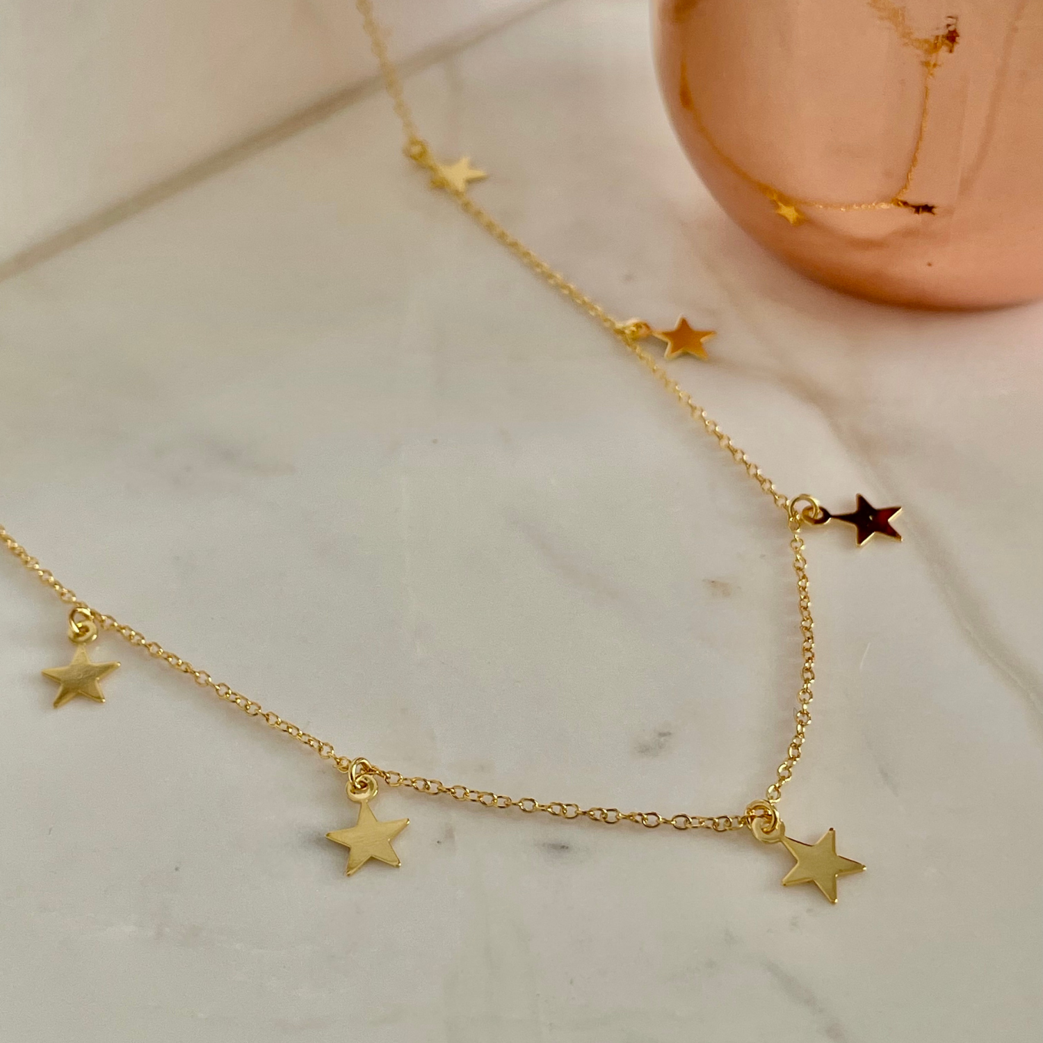 Choker mini estrellas colgantes – Joyas